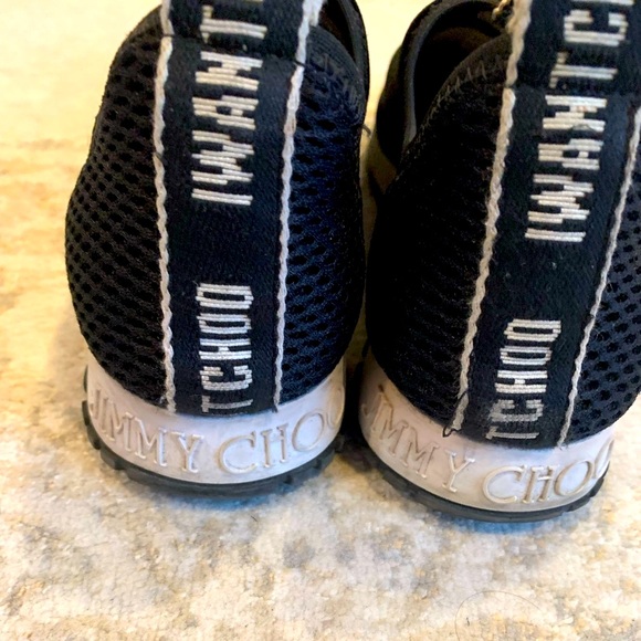 Jimmy Choo Velvet Knit Sneakers - Picture 3 of 6